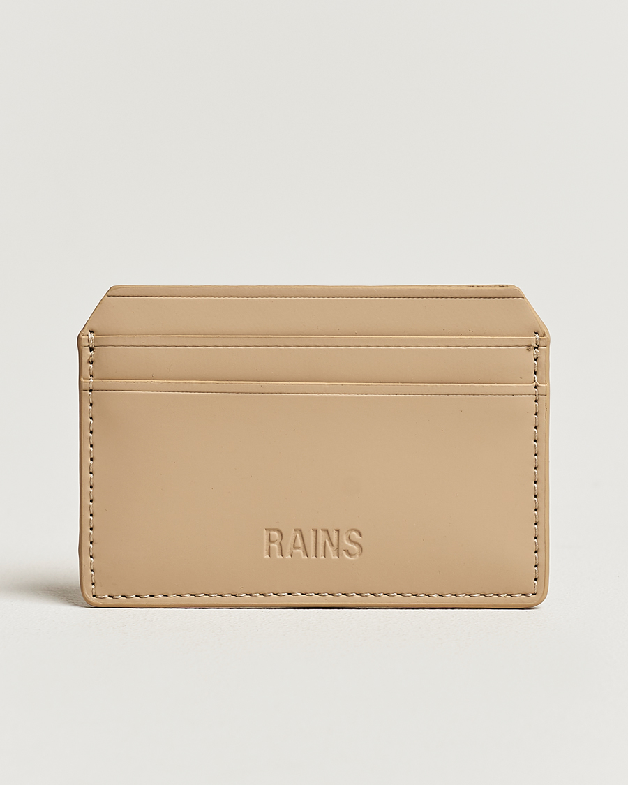Herr | RAINS Card Holder Sand | RAINS | Card Holder Sand