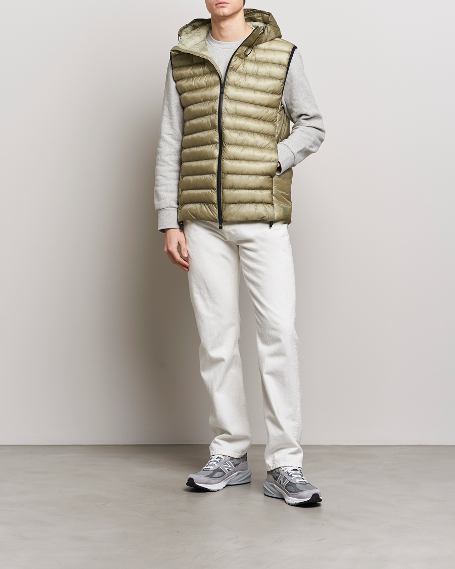 Herr | Jackor | RAINS | Kaunas Hybrid Hooded Vest Earth