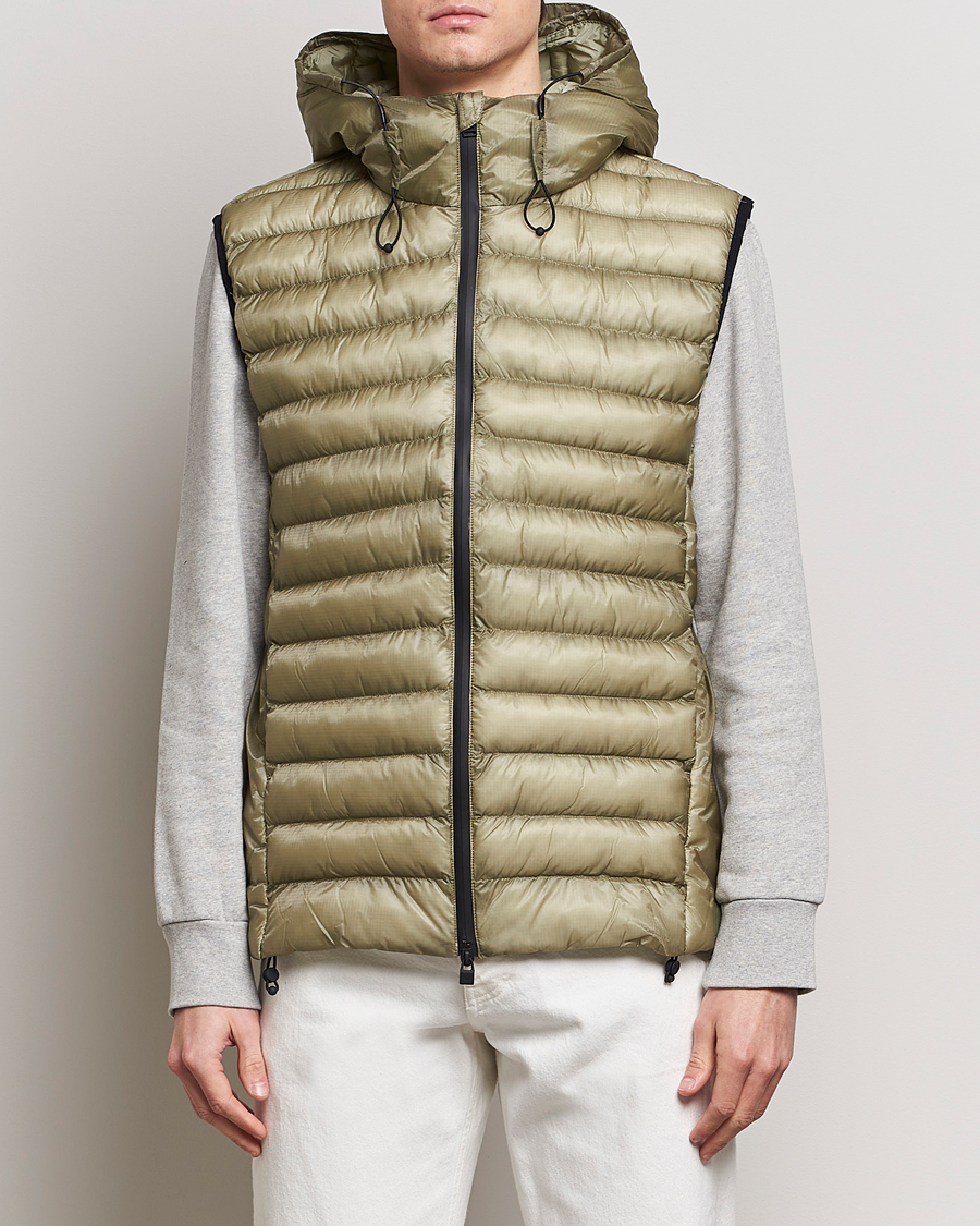 Herr | RAINS | RAINS | Kaunas Hybrid Hooded Vest Earth