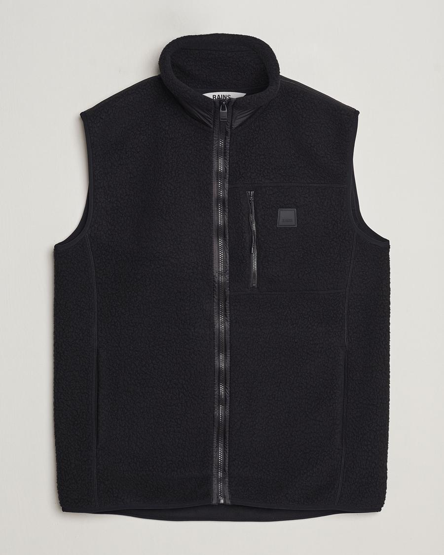 Herr | Tröjor | RAINS | Yermo Fleece Vest Black