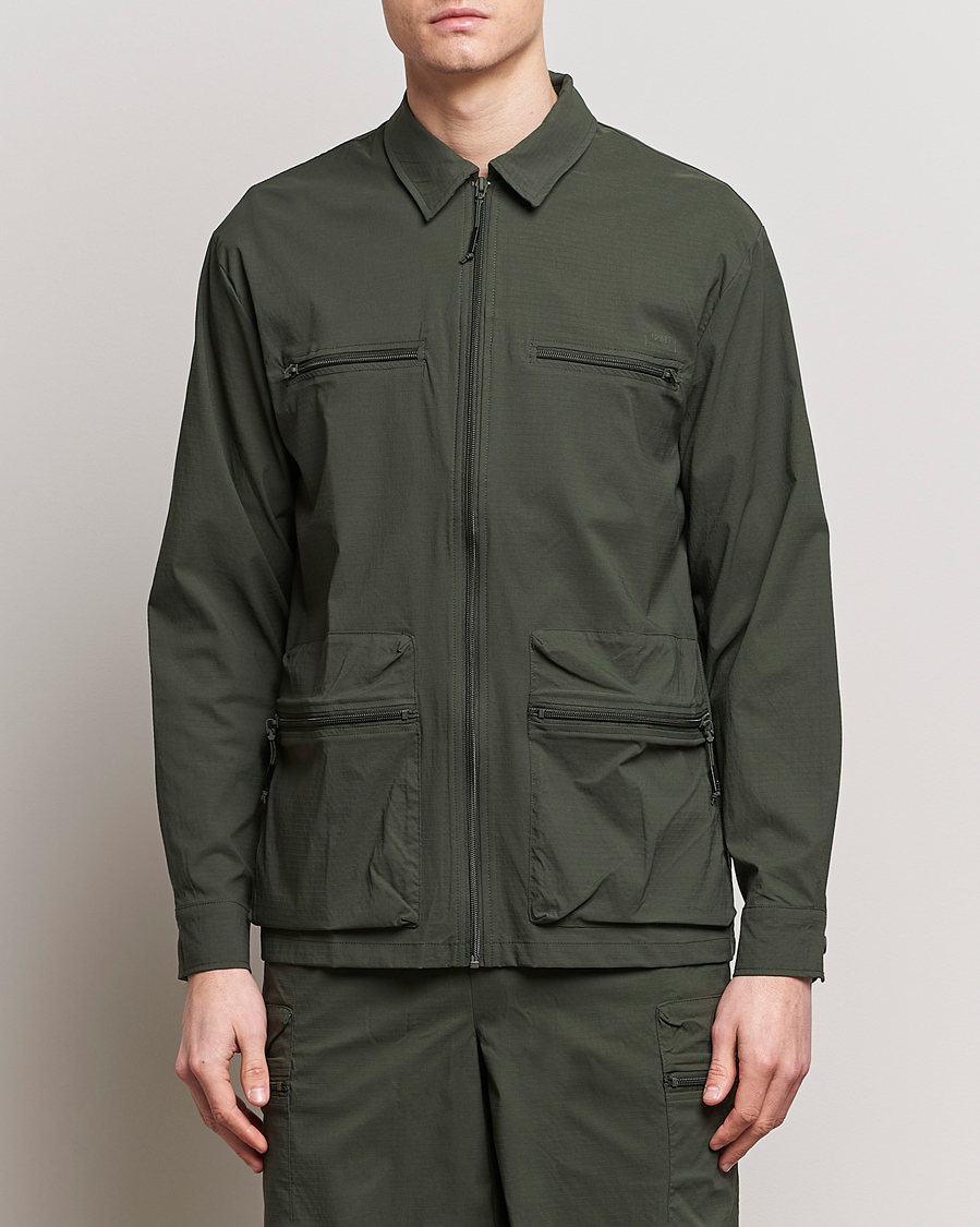 Herr | Casual | RAINS | Tomar Ripstop Overshirt Green