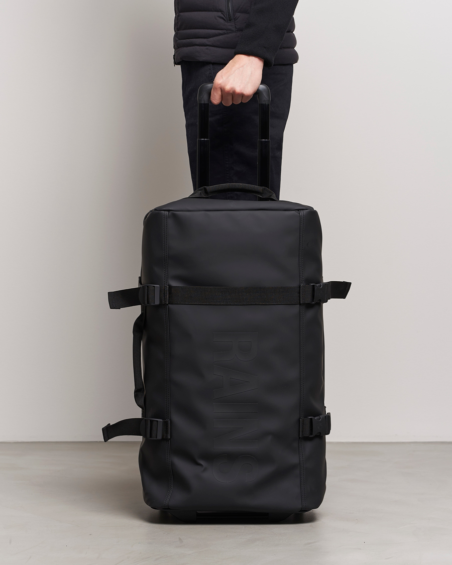 Herr | Resväskor | RAINS | Texel Check In Travel Bag Black