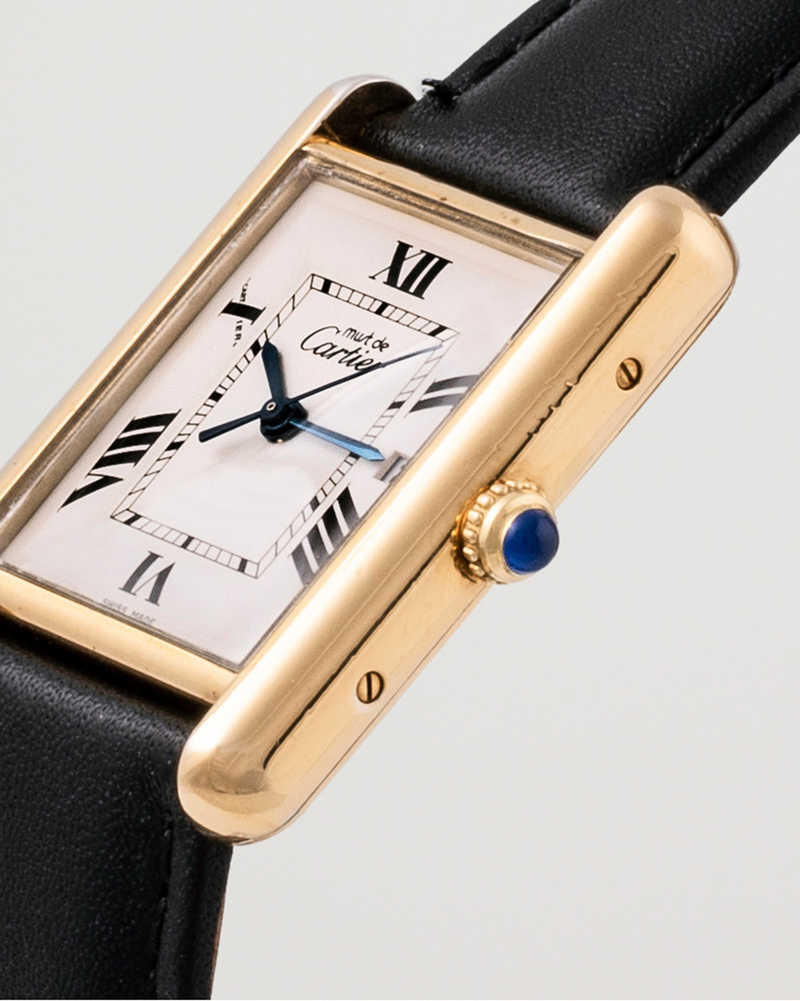 Herr | Cartier Pre-Owned Tank Must XL 2413 Gold | Cartier Pre-Owned | Tank Must XL 2413 Gold