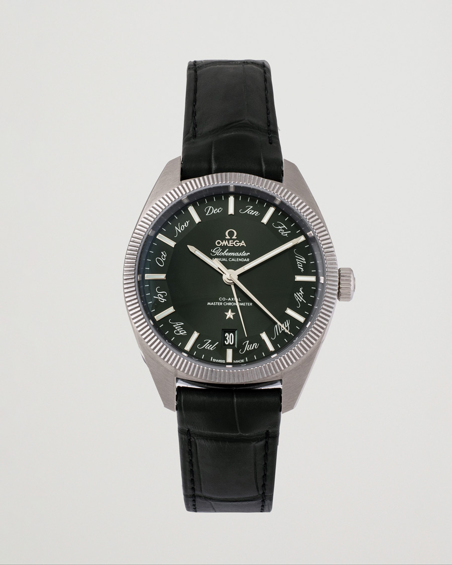 Herr | Pre-Owned & Vintage Watches | Omega Pre-Owned | Constellation Globemaster Green Silver