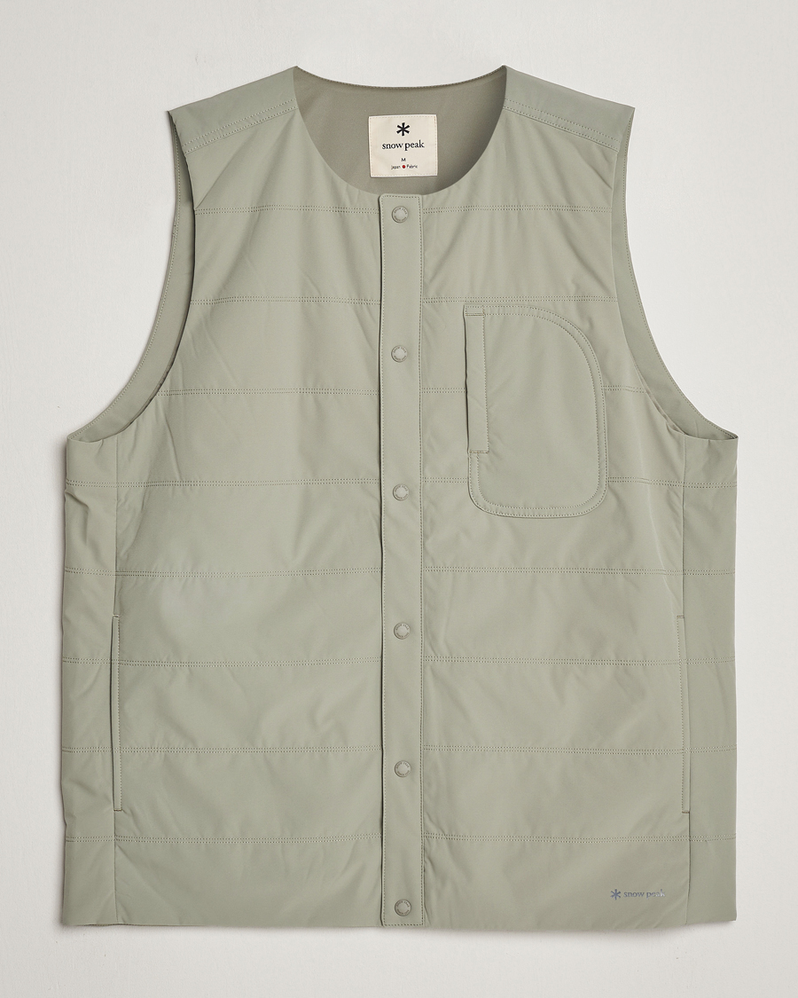Herr | Jackor | Snow Peak | Flexible Insulated Vest Beige