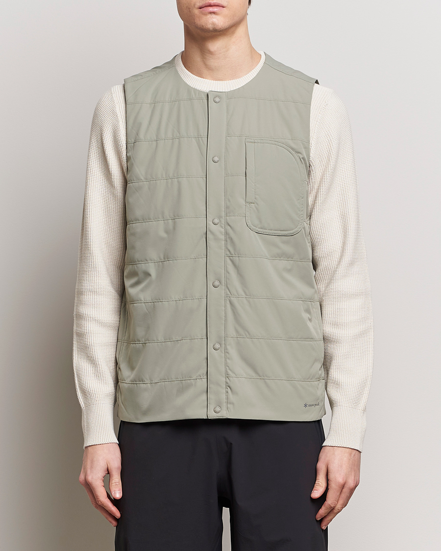 Herr | Outdoorjackor | Snow Peak | Flexible Insulated Vest Beige