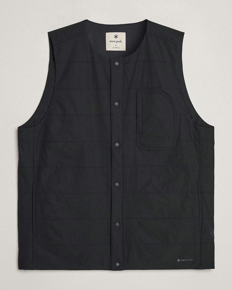 Herr | Jackor | Snow Peak | Flexible Insulated Vest Black