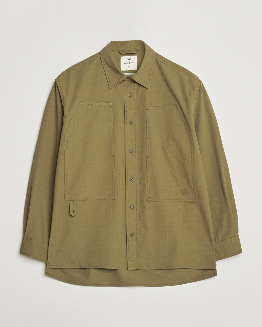 Herr | Skjortor | Snow Peak | Takibi Light Ripstop Overshirt Khaki