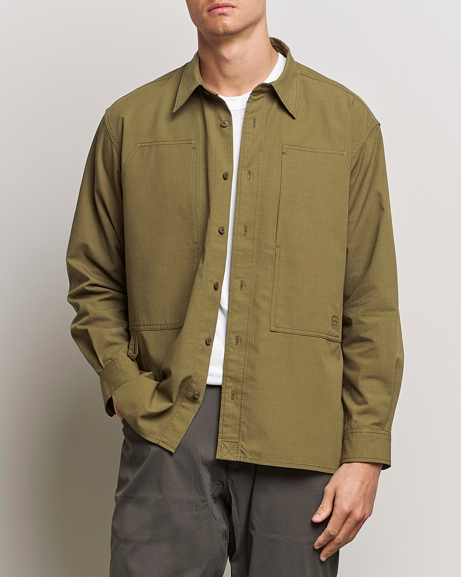 Herr | Skjortor | Snow Peak | Takibi Light Ripstop Overshirt Khaki