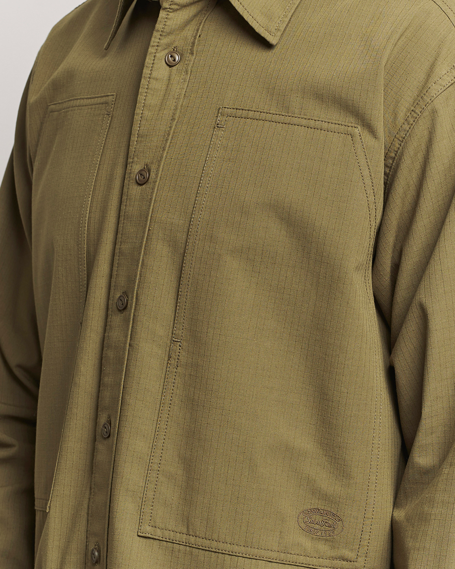 Herr | Skjortor | Snow Peak | Takibi Light Ripstop Overshirt Khaki