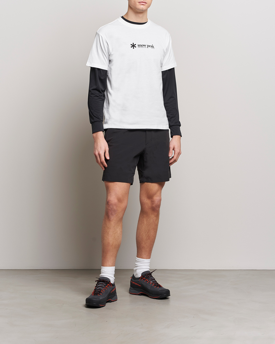 Herr | T-Shirts | Snow Peak | Soft Cotton Logo T-Shirt White