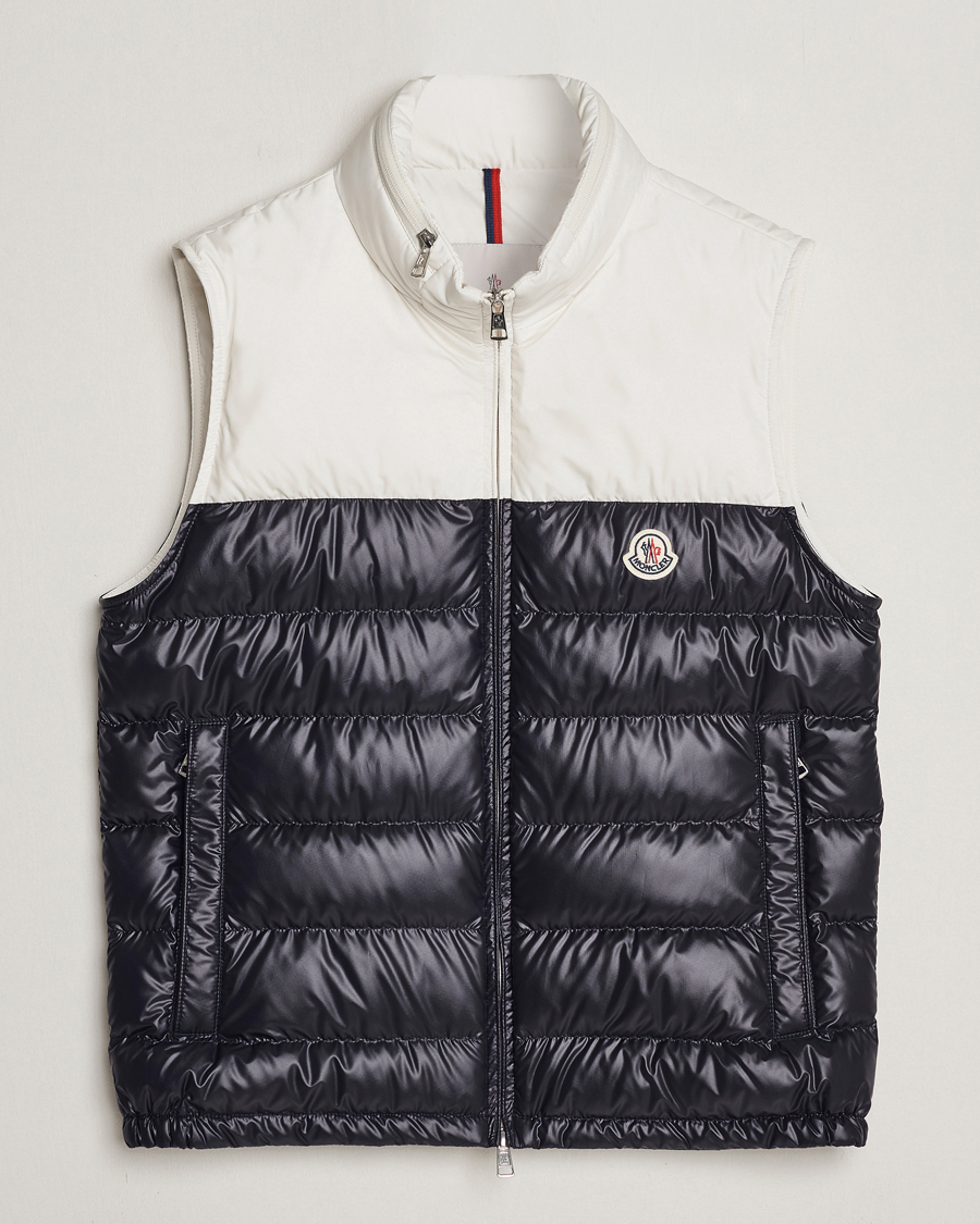Herr | Jackor | Moncler | Cerces Vest White/Black