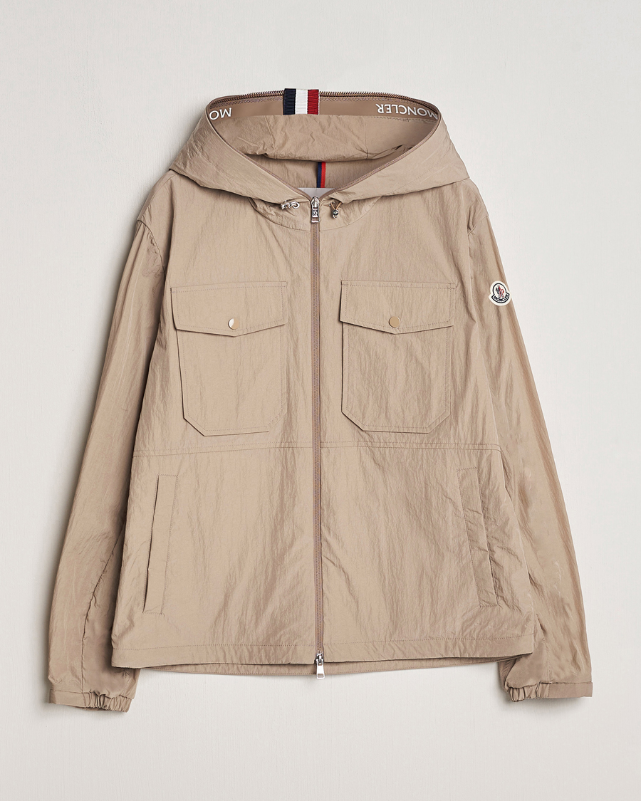 Herr | Jackor | Moncler | Plessur Hooded Field Jacket Beige
