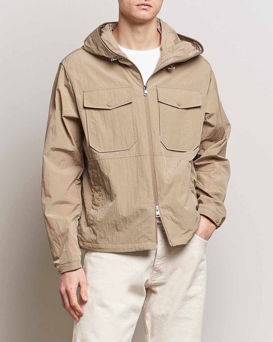 Herr | Field jackets | Moncler | Plessur Hooded Field Jacket Beige