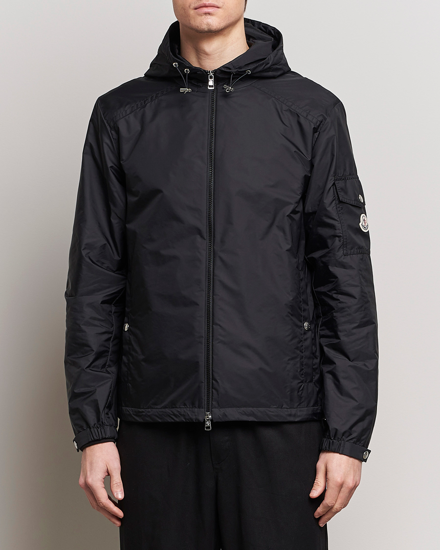 Herr | Luxury Brands | Moncler | Etiache Hooded Bomber Jacket Black