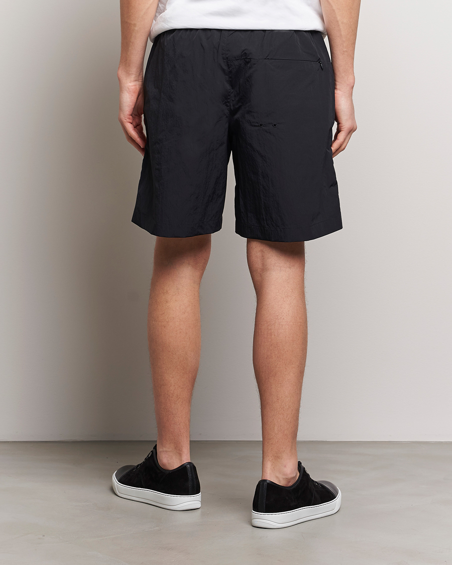 Herr | Badbyxor | Moncler | Lettering Logo Swim Shorts Black