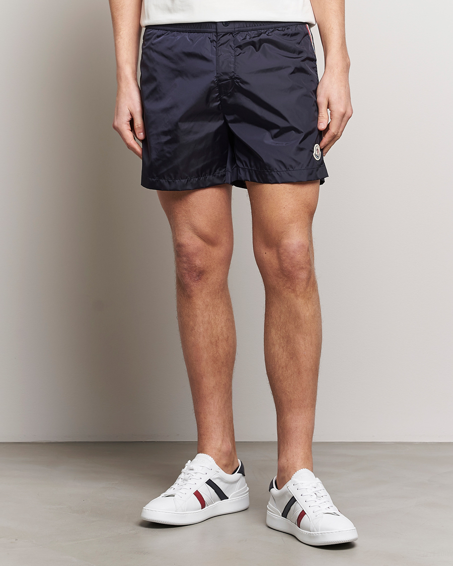 Herr | Luxury Brands | Moncler | Nylon Swim Shorts Navy