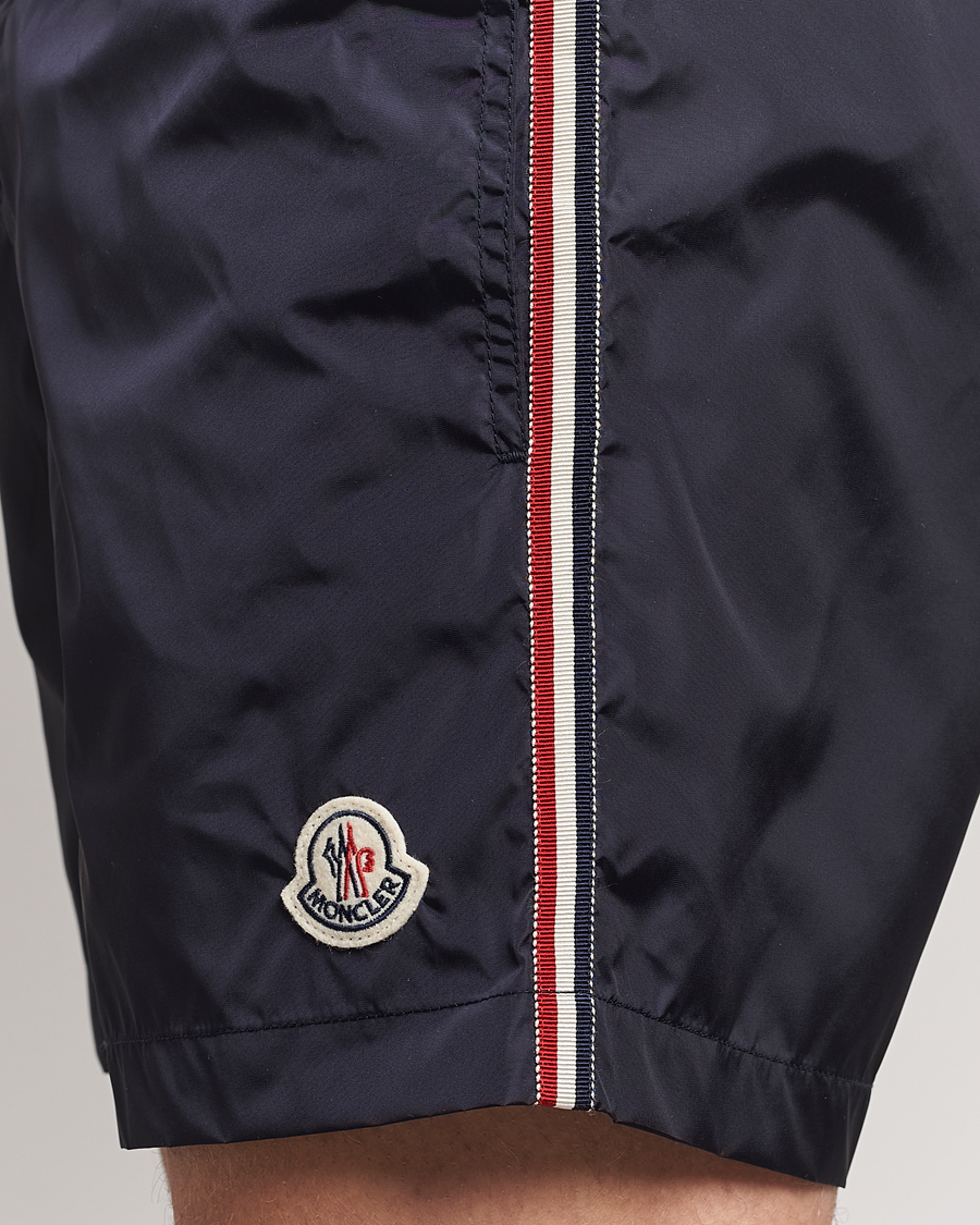 Herr | Badbyxor | Moncler | Nylon Swim Shorts Navy