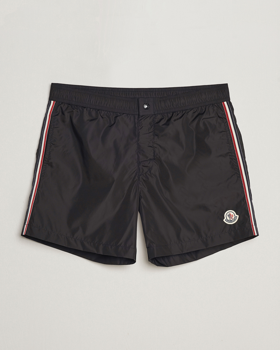 Herr | Badbyxor | Moncler | Nylon Swim Shorts Black