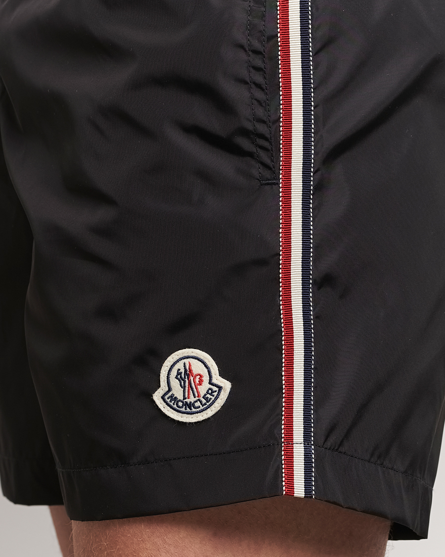 Herr | Badbyxor | Moncler | Nylon Swim Shorts Black