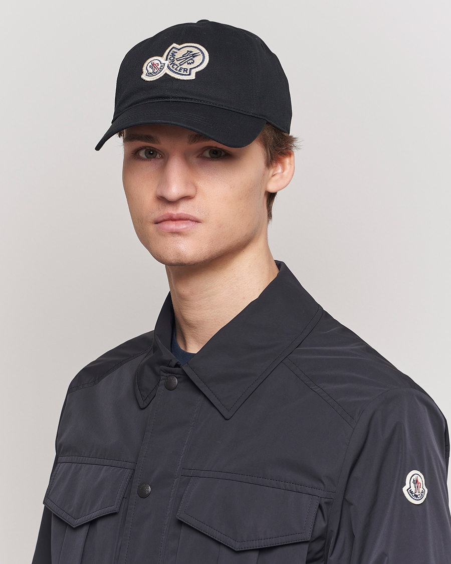 Herr | Lojalitetserbjudande | Moncler | Double Logo Baseball Cap Black