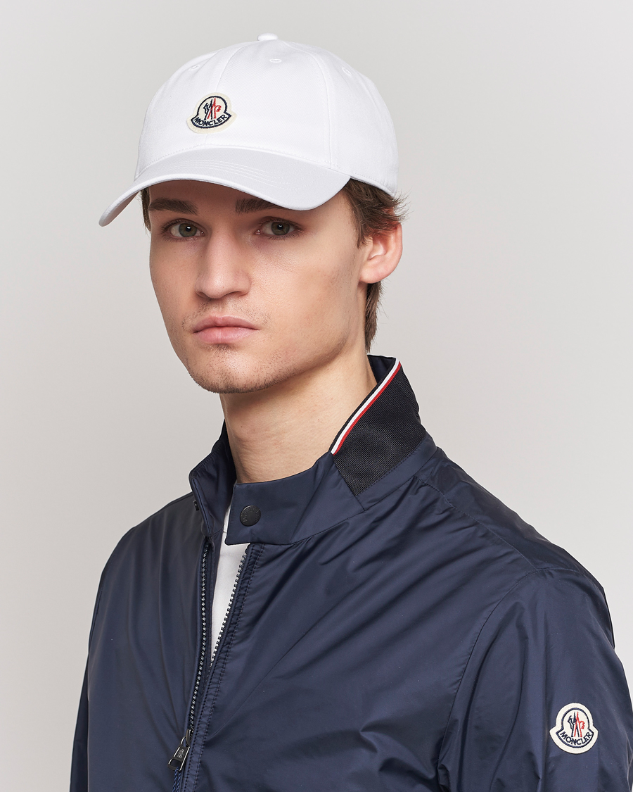 Herr | Luxury Brands | Moncler | Baseball Cap White