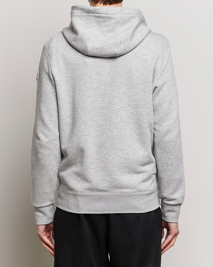 Herr | Tröjor | Moncler | Full Zip Hoodie Light Grey