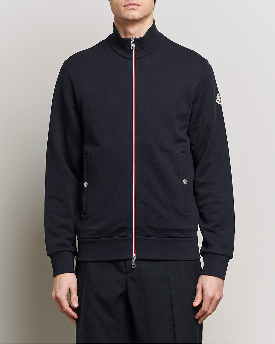 Herr | Luxury Brands | Moncler | Full Zip Cardigan Navy