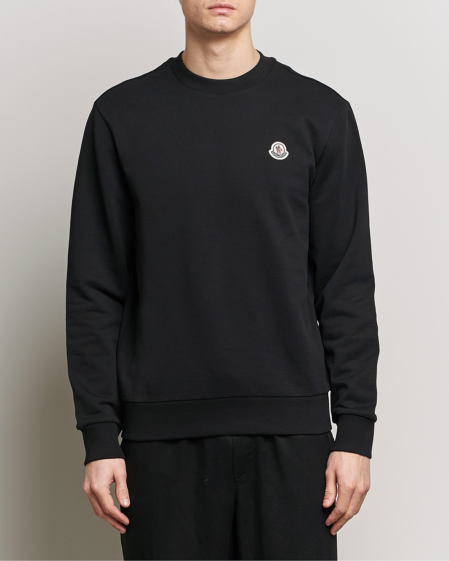 Herre |  | Moncler | Logo Sweatshirt Black