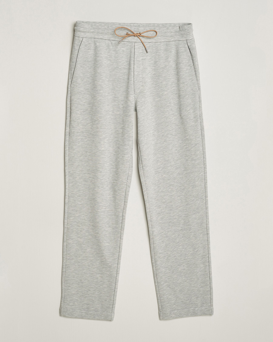 Herr | Byxor | Moncler | Cotton Sweatpants Light Grey