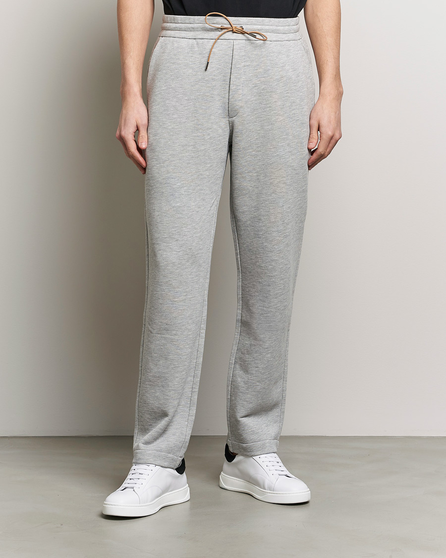 Herr | Lojalitetserbjudande | Moncler | Cotton Sweatpants Light Grey