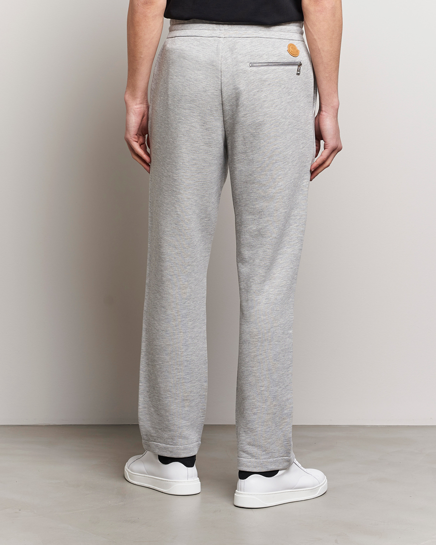 Herr | Byxor | Moncler | Cotton Sweatpants Light Grey