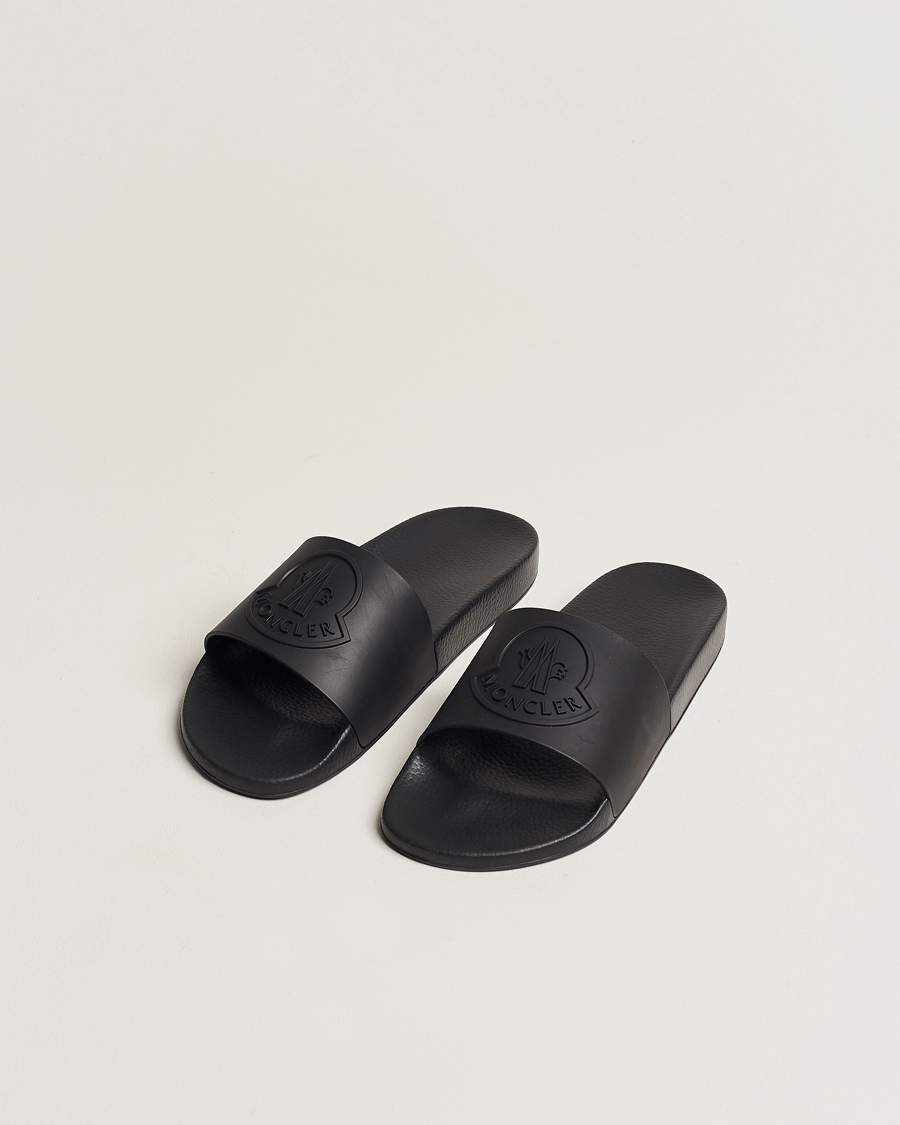 Herre | Sandaler og tøfler | Moncler | Basile Slides All Black