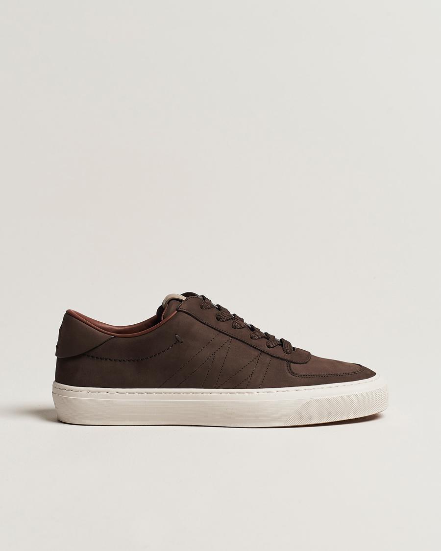 Herr | Moncler Monclub Low Sneakers Dark Brown | Moncler | Monclub Low Sneakers Dark Brown
