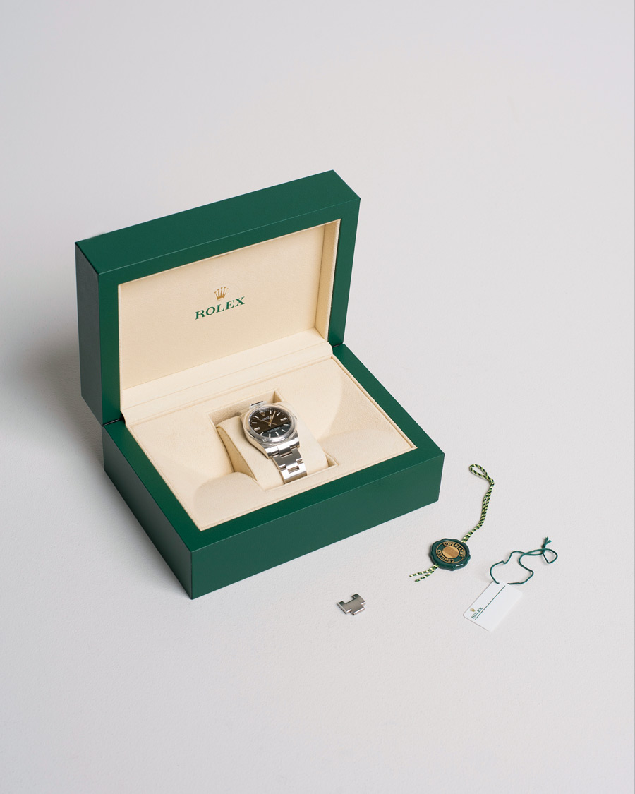 Herr | Rolex Pre-Owned Oyster Perpetual 124200 Silver | Rolex Pre-Owned | Oyster Perpetual 124200 Silver