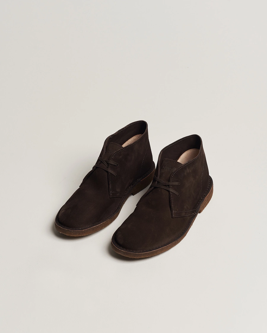 Herr | Italian Department | Astorflex | Montflex Chukka Boots Dark Brown Suede