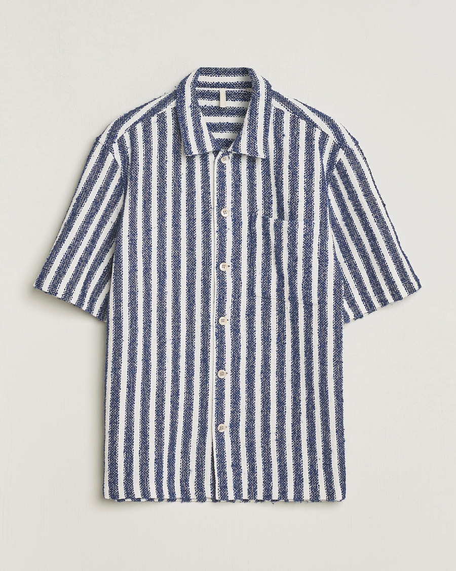 Herr | Skjortor | Sunflower | Spacey Shirt Navy Stripe