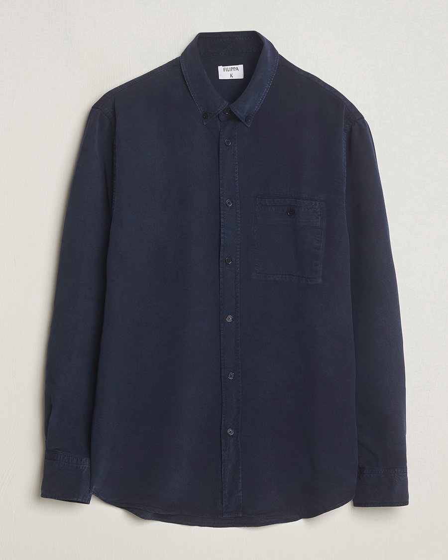 Herr | Skjortor | Filippa K | Zachary Lyocell Shirt Navy