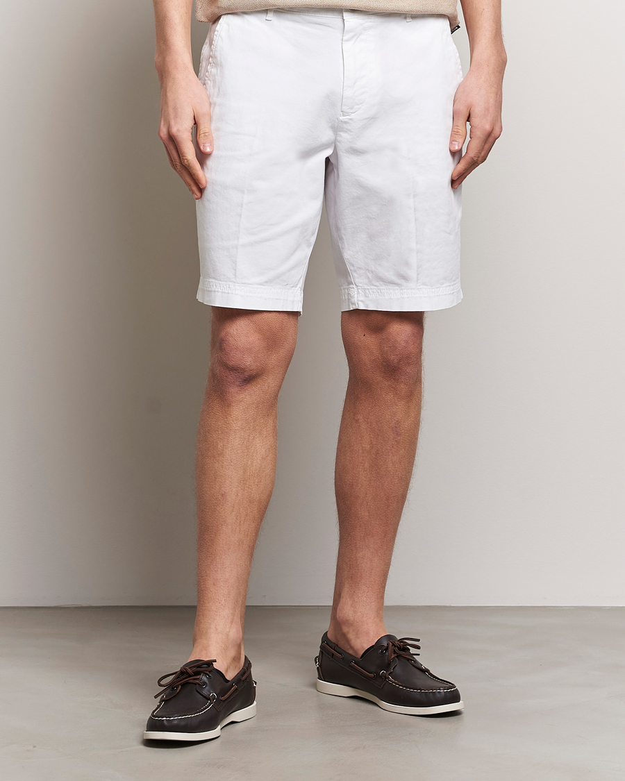 Herr | Shorts | BOSS BLACK | Slice Cotton Shorts White