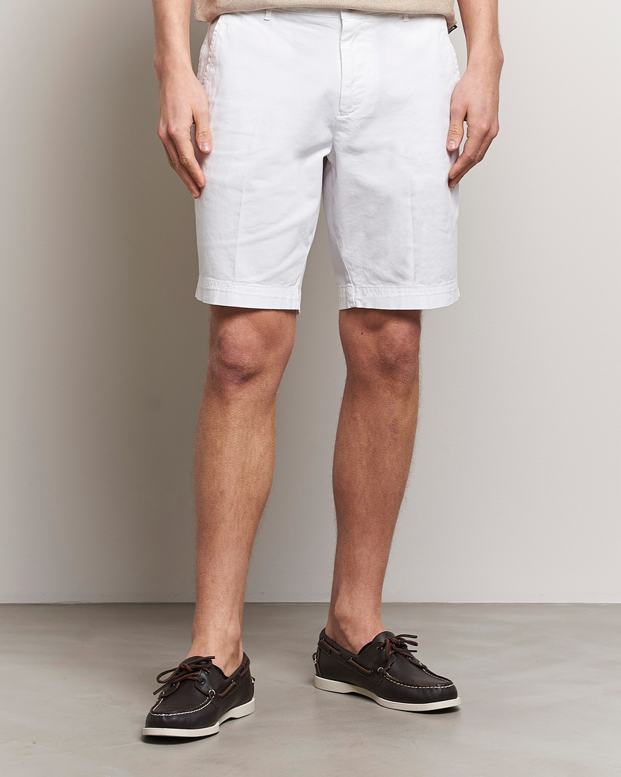 Herre | BOSS BLACK | BOSS BLACK | Slice Cotton Shorts White