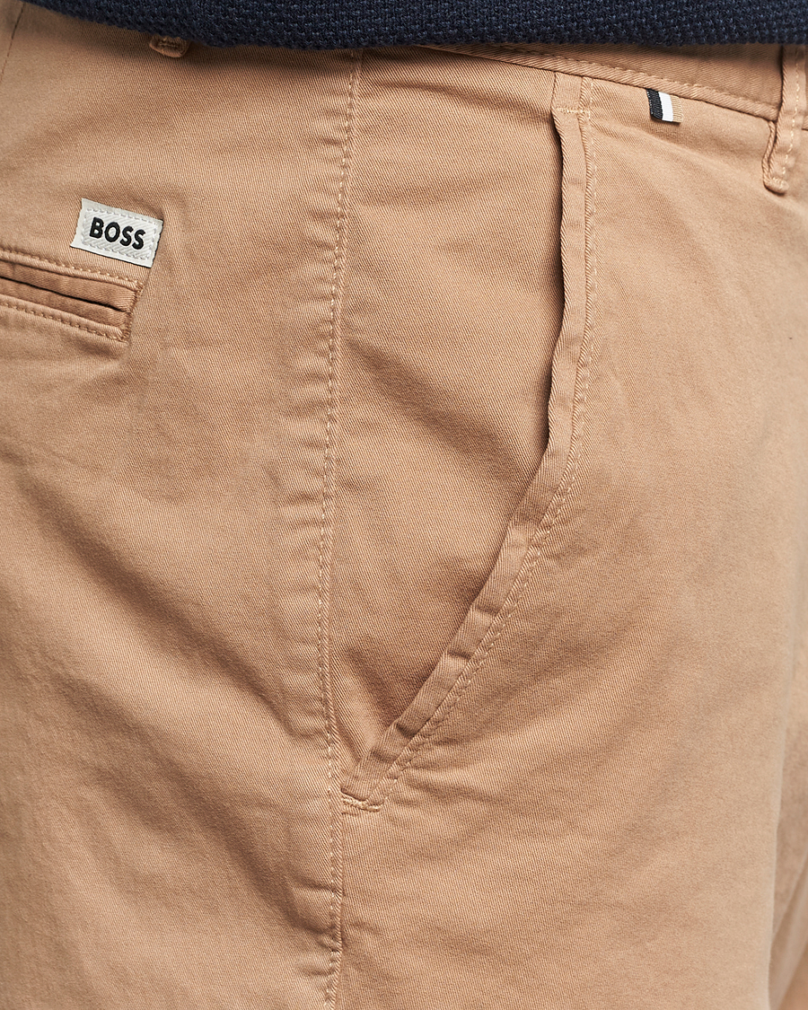 Herr | Shorts | BOSS BLACK | Slice Cotton Shorts Medium Beige