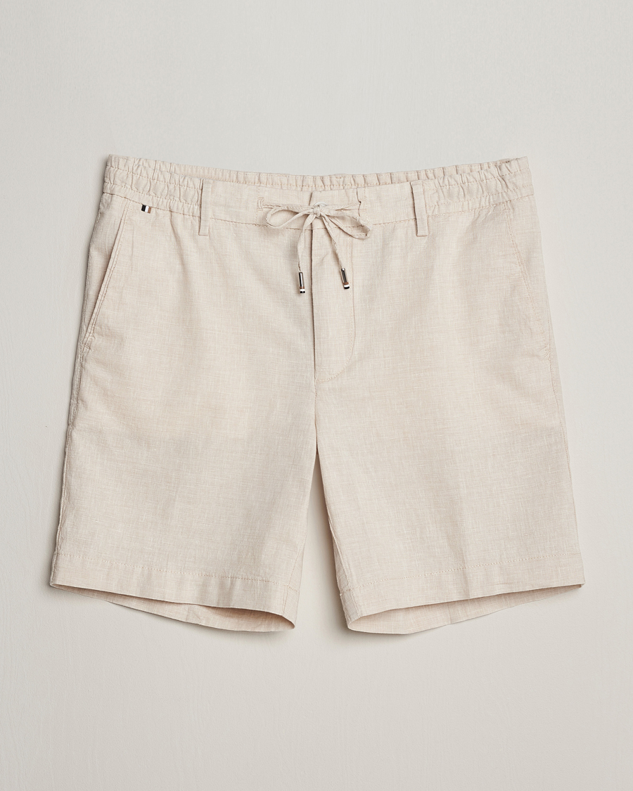 Herr | Shorts | BOSS BLACK | Kane Drawstring Shorts Light Beige