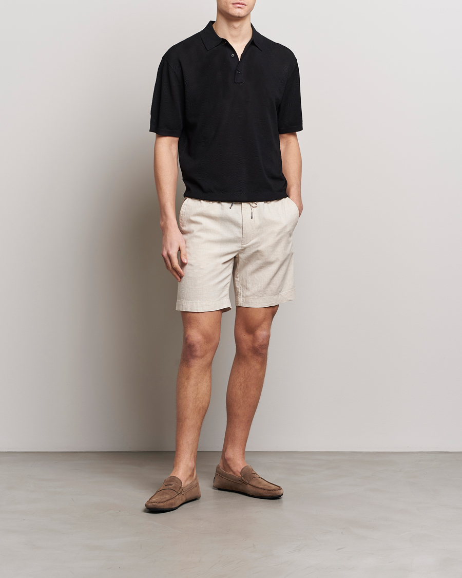 Herr | Shorts | BOSS BLACK | Kane Drawstring Shorts Light Beige