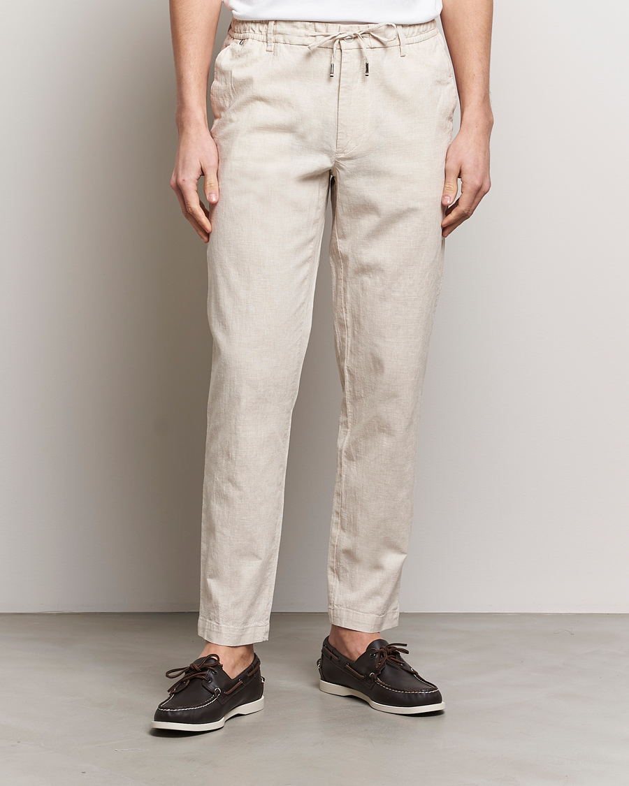 Herr | Lojalitetserbjudande | BOSS BLACK | Kane Drawstring Pants Light Beige