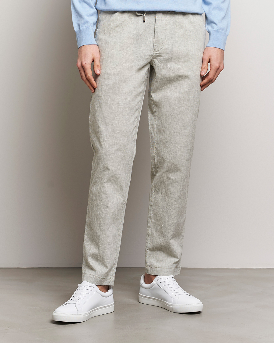 Herr | Business & Beyond | BOSS BLACK | Kane Drawstring Pants Open Green