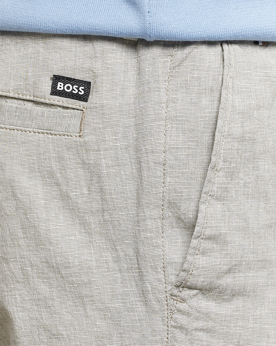 Herr | Byxor | BOSS BLACK | Kane Drawstring Pants Open Green