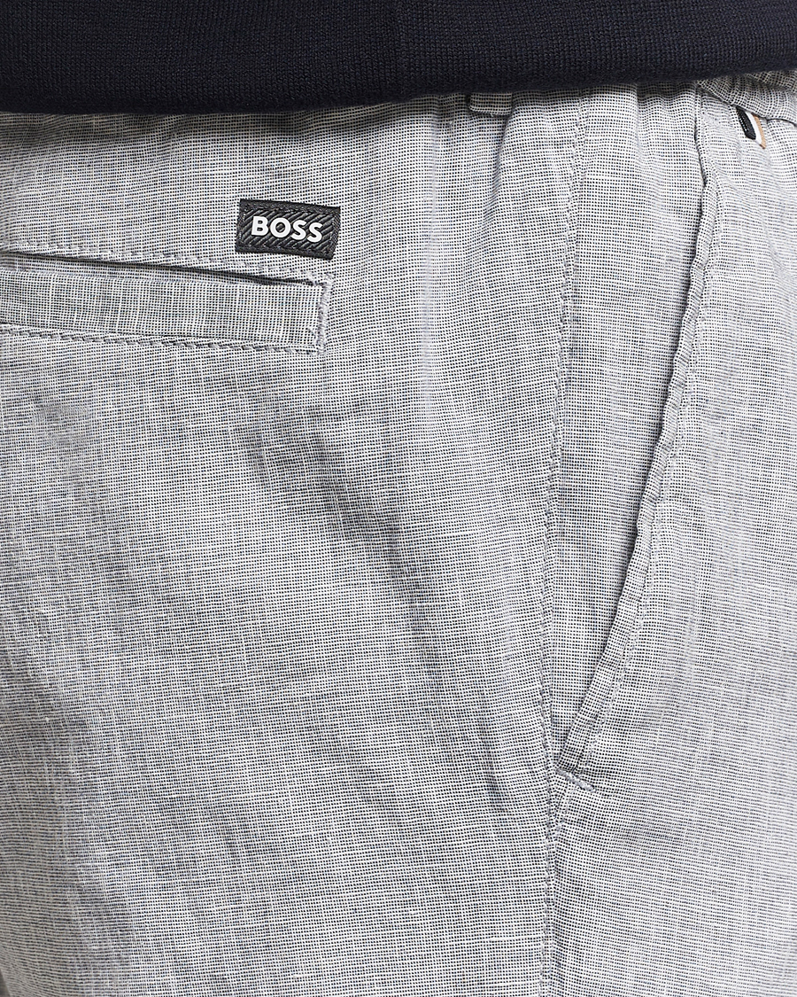 Herr | Byxor | BOSS BLACK | Kane Drawstring Pants Light Blue