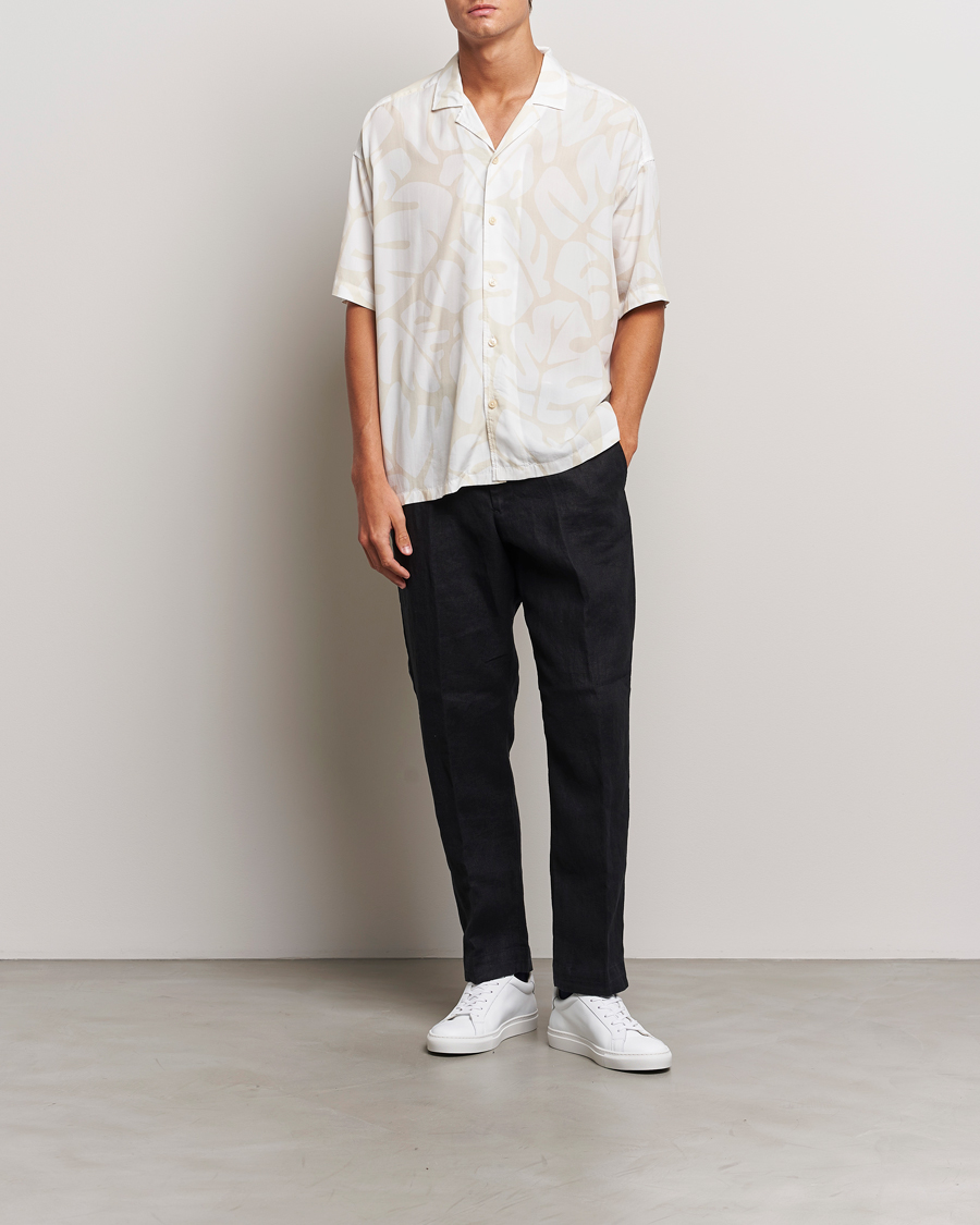 Herr | Skjortor | BOSS BLACK | Drew Short Sleeve Shirt Open White