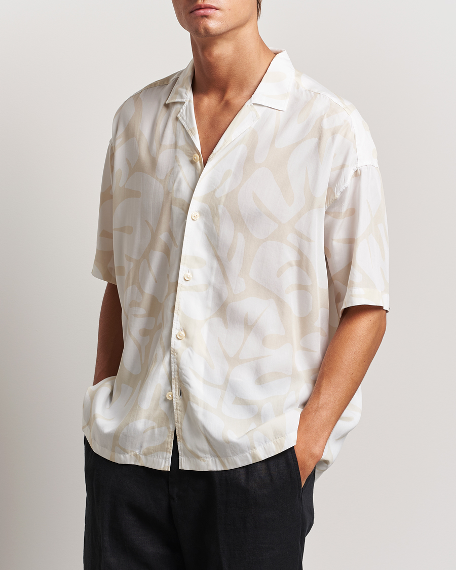 Herr | Skjortor | BOSS BLACK | Drew Short Sleeve Shirt Open White