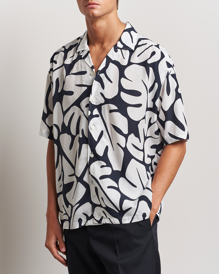 Herr | Skjortor | BOSS BLACK | Drew Short Sleeve Shirt Dark Blue